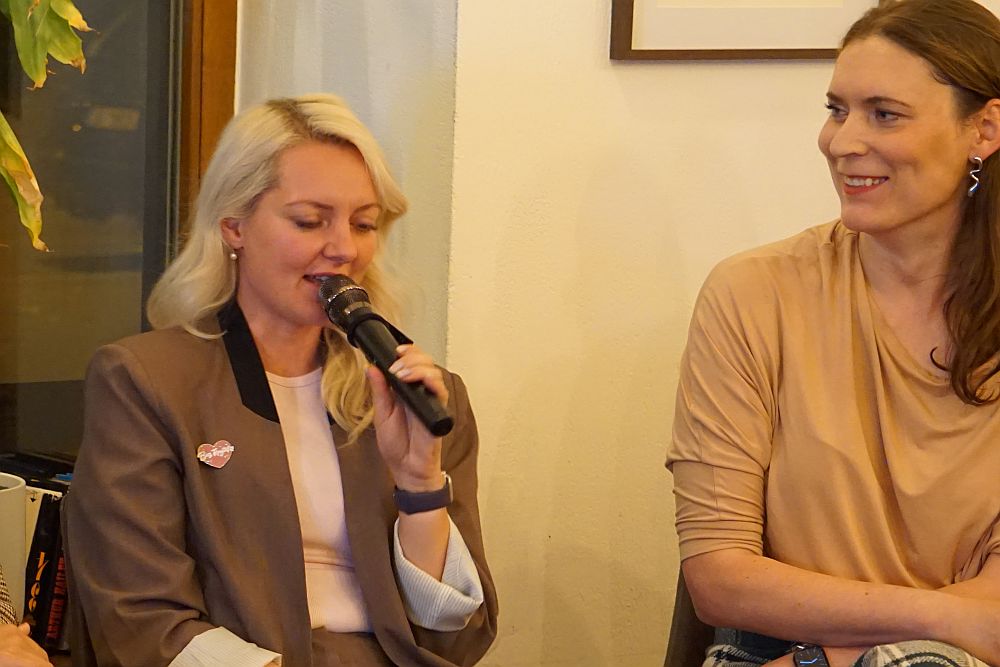 Zuzana Böhmová und Lenka Králová (Rechts)
