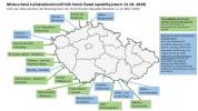 Übersichtskarte des tschechischen Innenministeriums - Grenzübergänge nach Tschechien